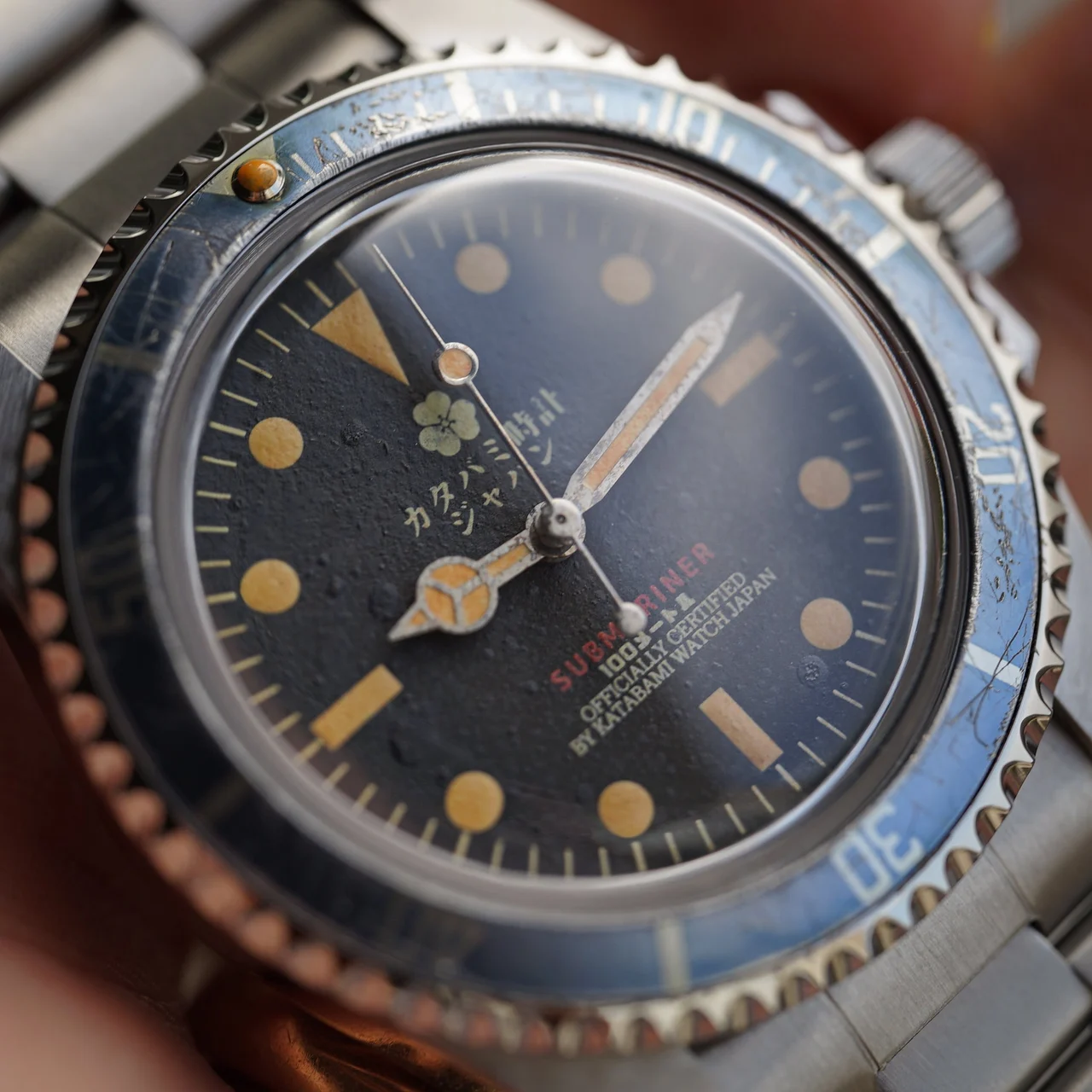 KATABAMI WATCH JAPAN 【STOCK】 The diver “FADED” 40 mm kol saati