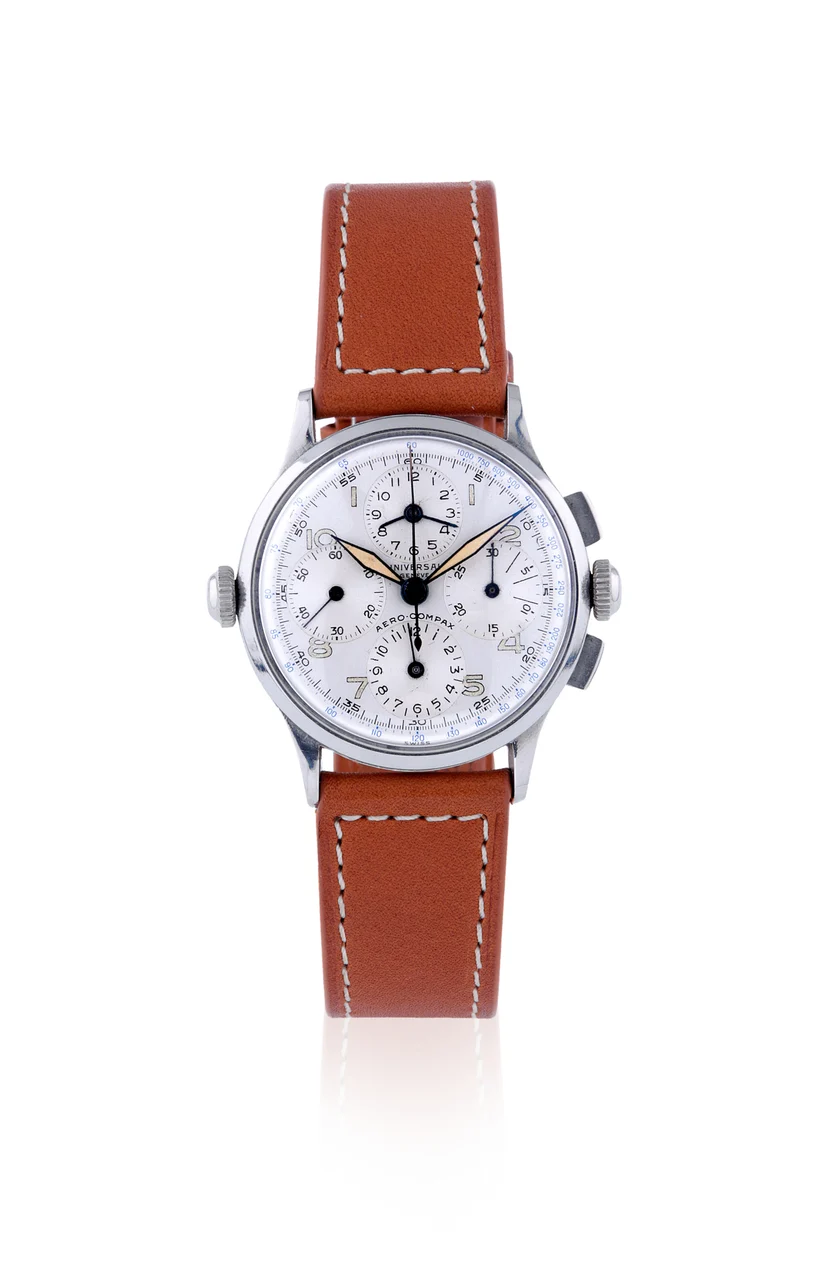 Universal Aero-compax, Steel 22285 32 mm kol saati