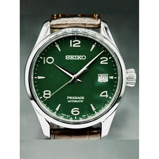 Seiko Presage Green Enamel Dial Limited Edition 210000043181 kol saati