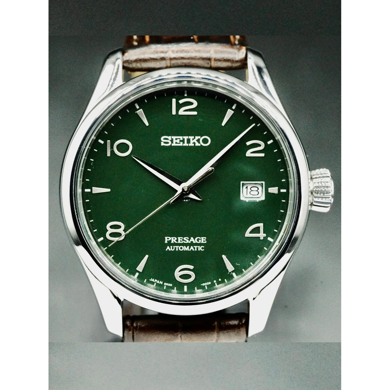 Seiko Presage Green Enamel Dial Limited Edition 210000043181 40 mm kol saati