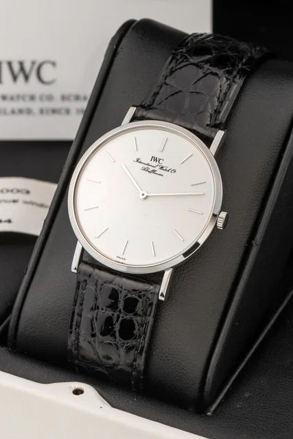 IWC IWC, REF. 201003, PORTOFINO, ULTRA THIN, WHITE GOLD kol saati