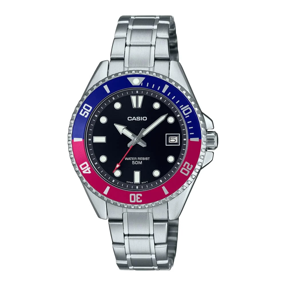 Casio MDV-10D-1A3VDF-P 39 mm kol saati