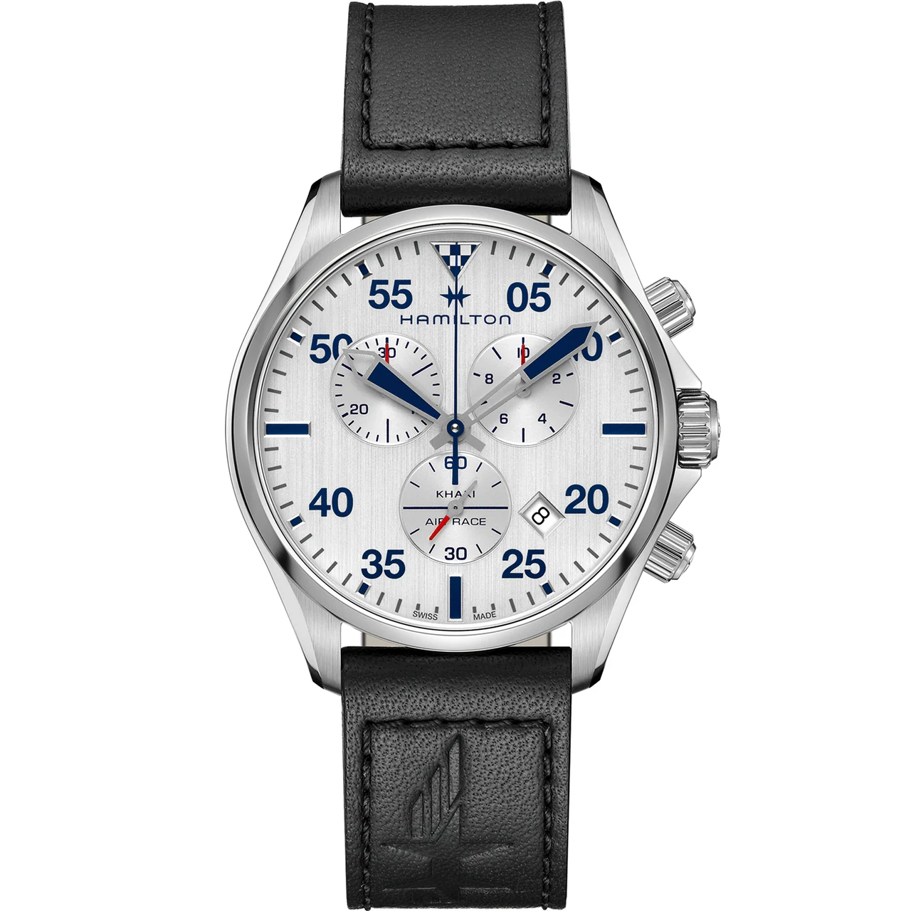 Hamilton Khaki Aviation Chrono Quartz H76712751 44 mm kol saati