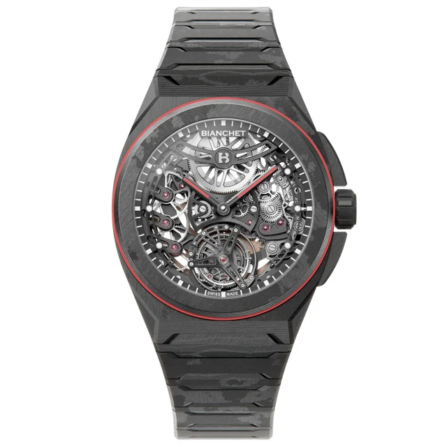 Bianchet Ultrafino Rotondo Carbon Red RDUFFTSKCBRD kol saati