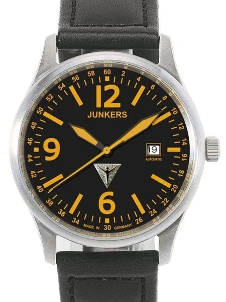 Junkers Swiss Automatic with Titanium Case with Sapphire Crystal #6272-5 kol saati