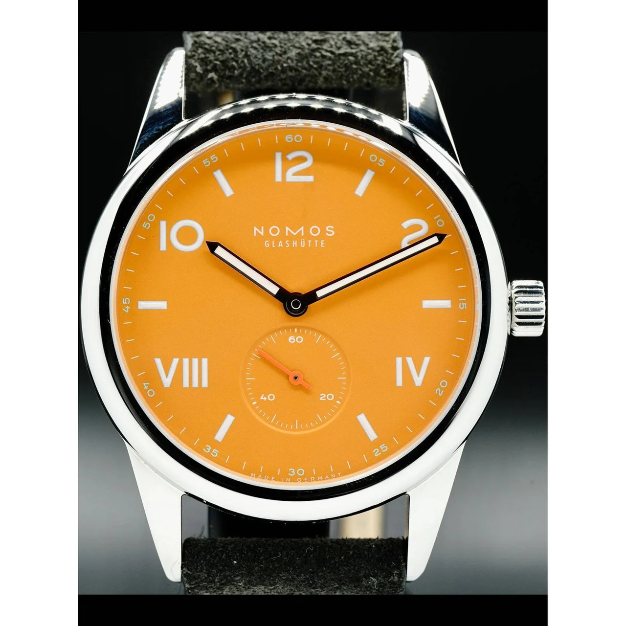 NOMOS Glashütte Campus 38 Future Orange 210000032107 38.5 mm kol saati