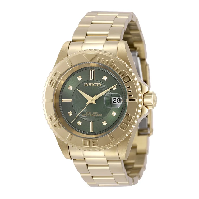Invicta Pro Diver Veluris Watch - 40mm. Gold (50399) kol saati