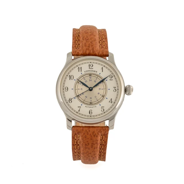 Longines Ref. 628.5241, self-winding, centre-seconds; “Swissair Exclusive” “Weems Navigati