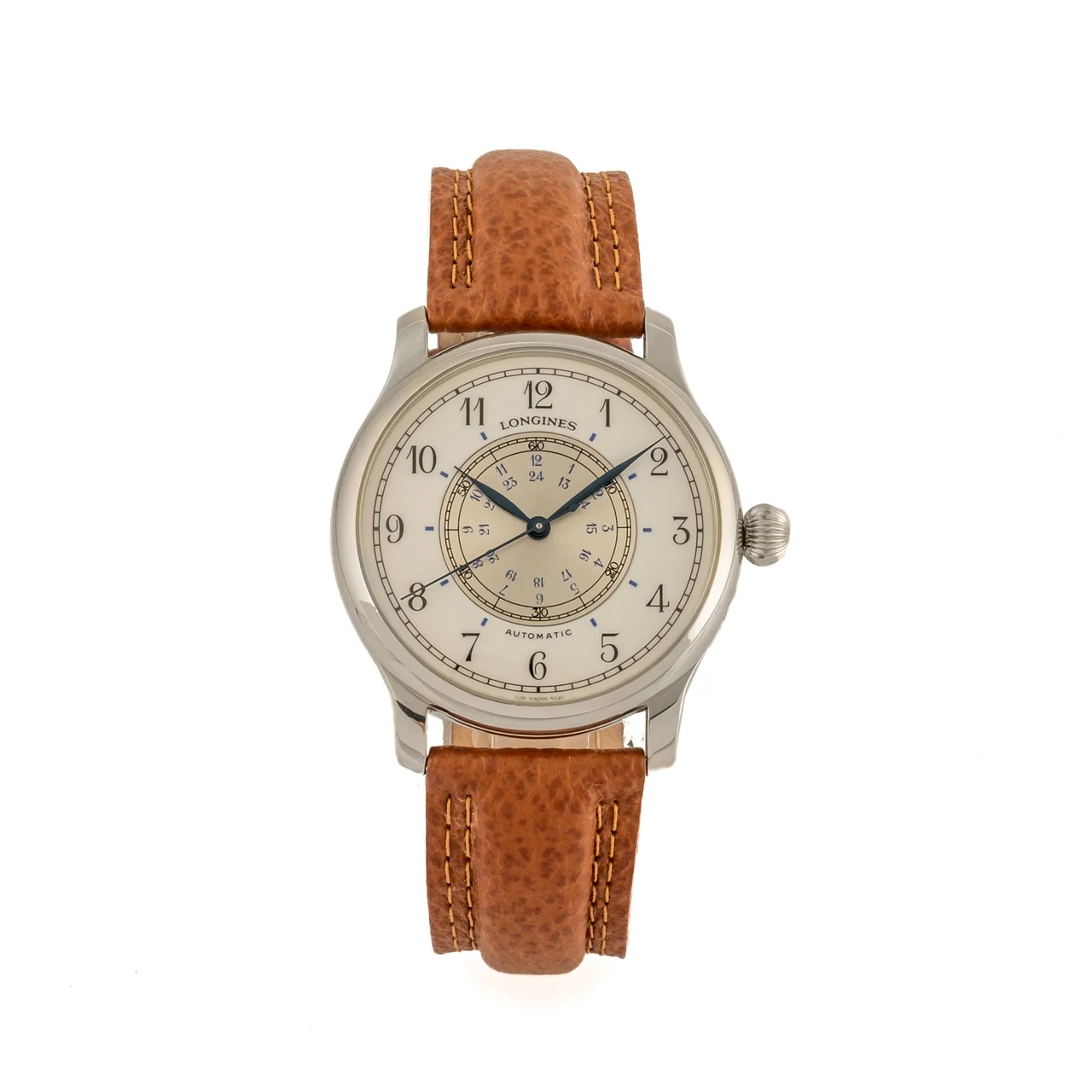 Longines Ref. 628.5241, self-winding, centre-seconds; “Swissair Exclusive” “Weems Navigation Watch”; special edition; stainless steel kol saati