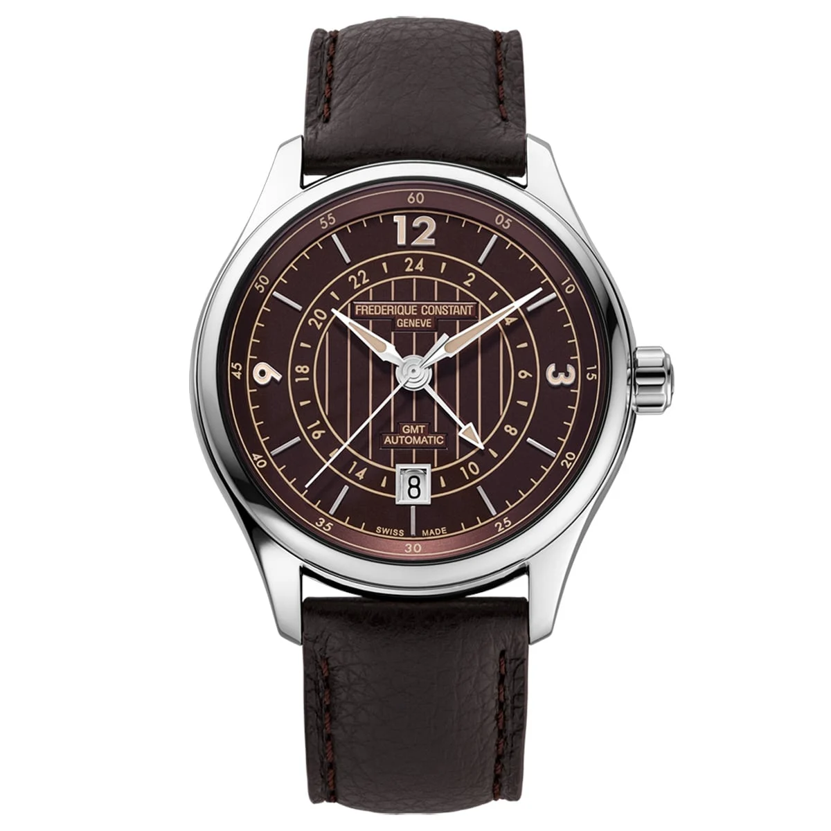 Frederique Constant Classics Runabout Automatic GMT FC-350RBR5B6 42 mm kol saati