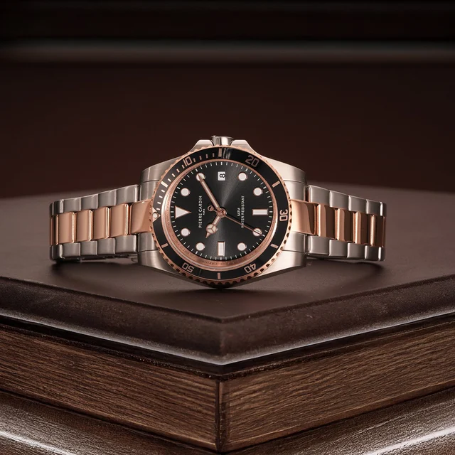 AQUATICA HydroSport 40mm - Twotone Rose Gold and Silver with Twotone Rose Gold and Silver 
