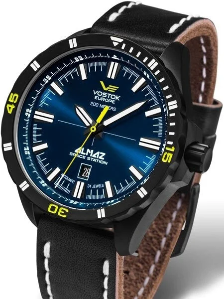 Vostok Europe Vostok-Europe Almaz 24-Jewel, Automatic Watch with Black PVD Case #320C257 k