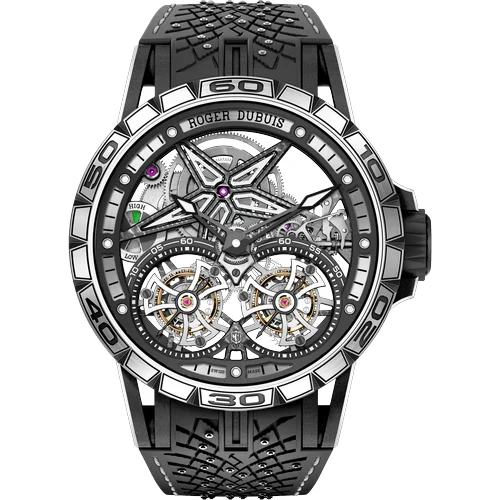 Roger Dubuis Excalibur Spider Pirelli Black DLC Titanium 47mm RDDBEX0805 47 mm kol saati