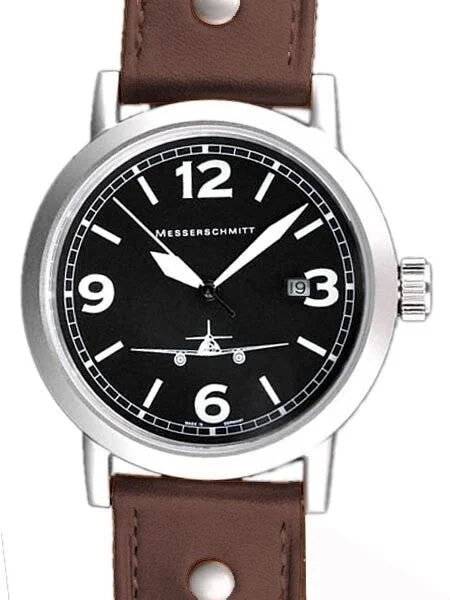 Messerschmitt Sand Blasted Case with Sapphire Crystal #ME262L 42 mm kol saati