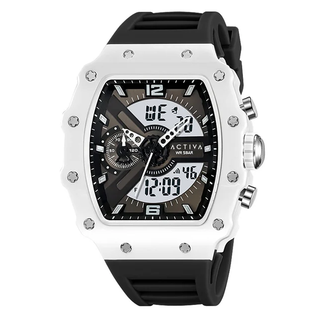 Activa Invicta Digital Watch - 44.3mm, Black (ACW2398-002) kol saati