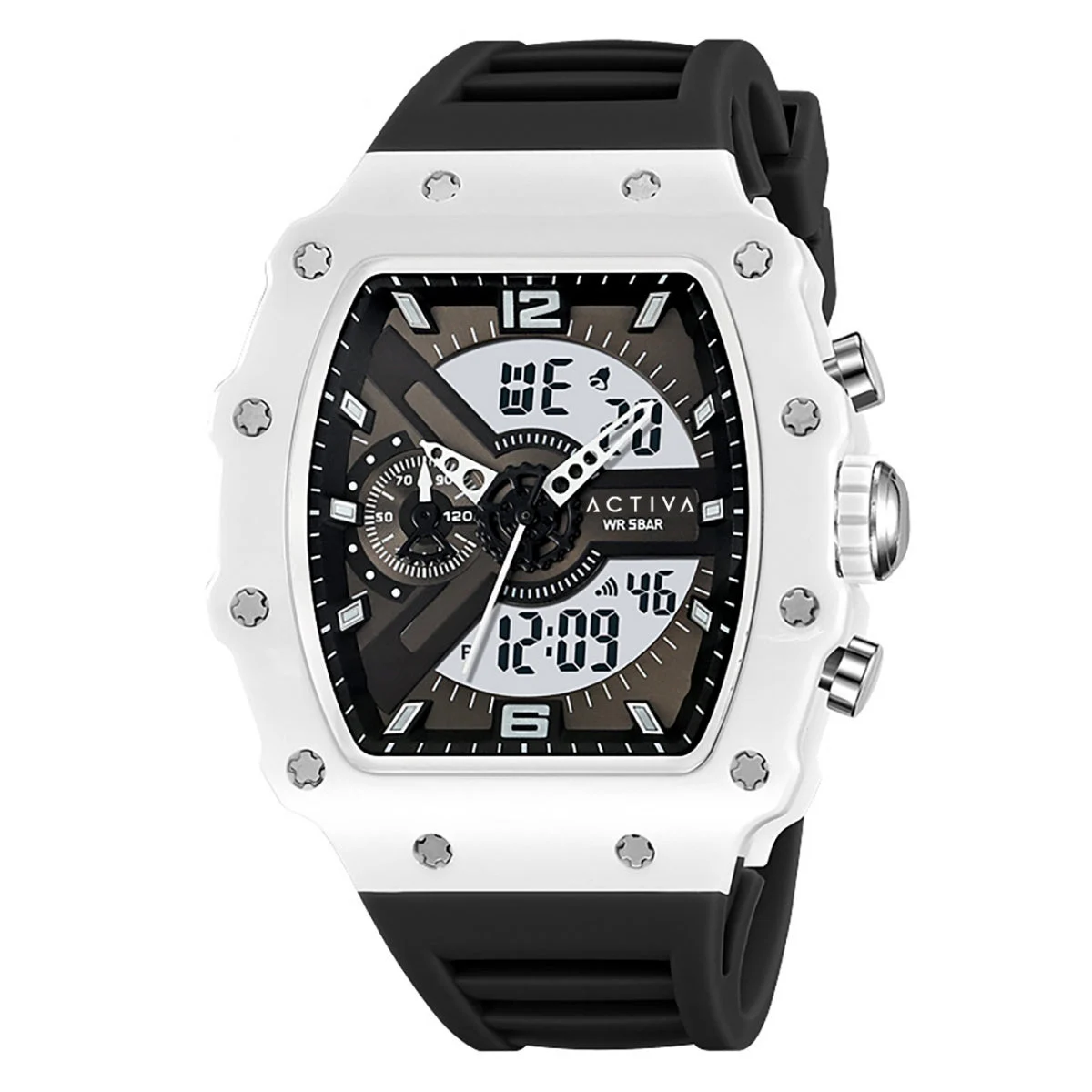 Activa Invicta Digital Watch - 44.3mm, Black (ACW2398-002) 44.3 mm kol saati