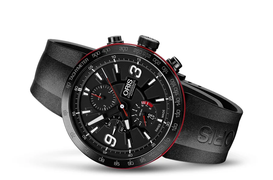 Oris Chronograph 01 674 7659 4764-07 4 25 06B 45 mm kol saati