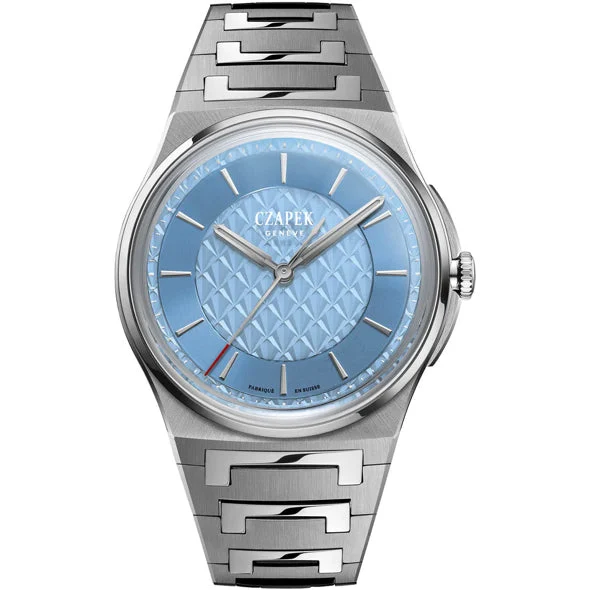 CZAPEK Antarctique S Sashiko Azure Blue sashiko-azure-blue kol saati