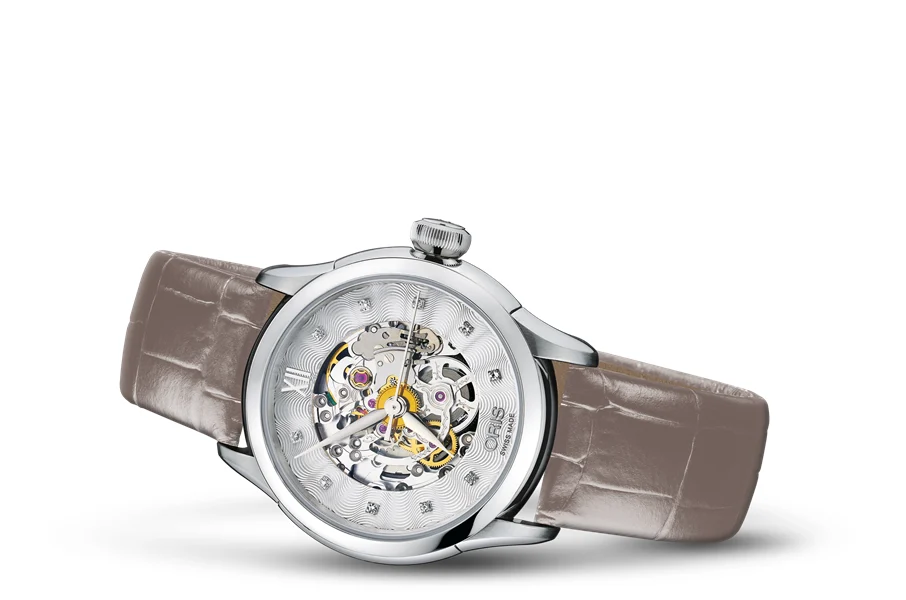 Oris Artelier Skeleton Diamonds 01 560 7604 4019-07 5 16 61FC 31 mm kol saati