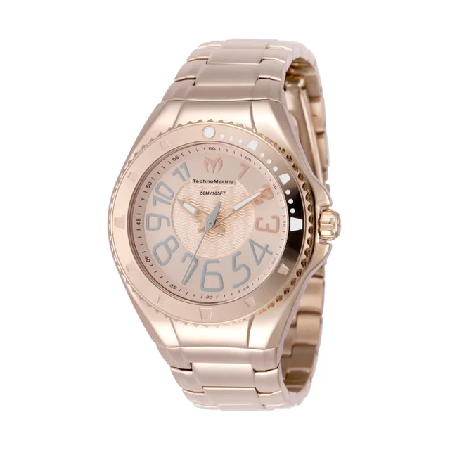 Technomarine Lusso Mare Watch - 38mm, Rose Gold (TM-226011) kol saati