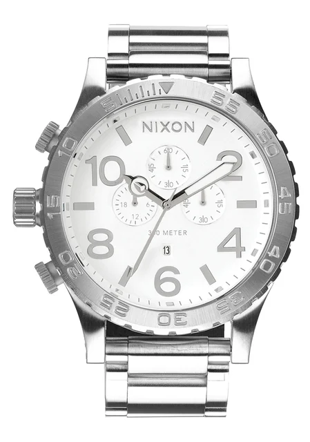 Nixon US Chrono - High Polish / White A1389-488-00 kol saati