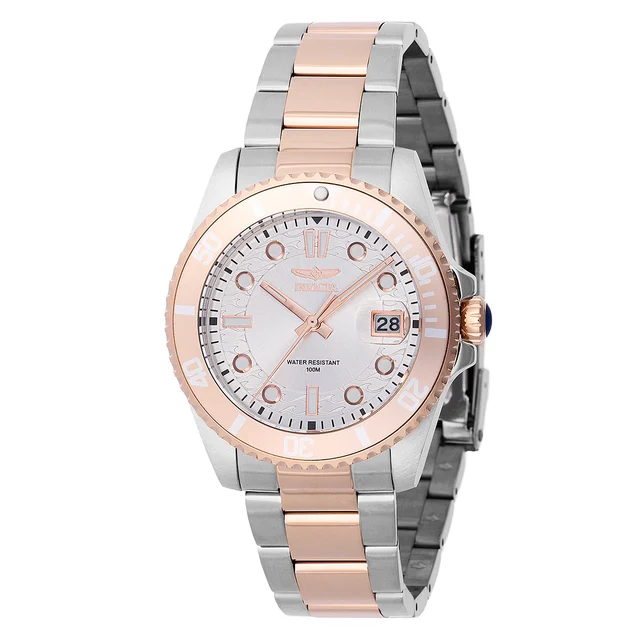 Invicta Pro Diver Watch - 38mm, Rose Gold, Steel (46690) kol saati