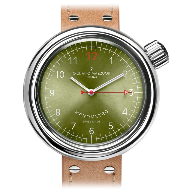 Giuliano Mazzuoli Manometro Moss Green MRP13N kol saati