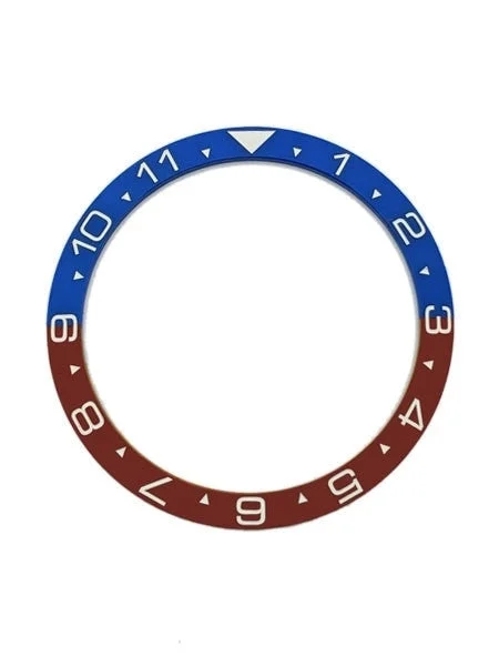 Islander "Pepsi" (Dual-Time) Ceramic Luminous Bezel Insert for Seiko SKX007, SKX009, SKX01