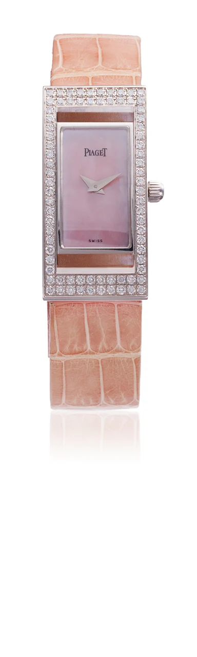 Piaget PIAGET REF. 54025, 18K WHITE GOLD, DIAMONDS AND MOTHER OF PEARLS kol saati