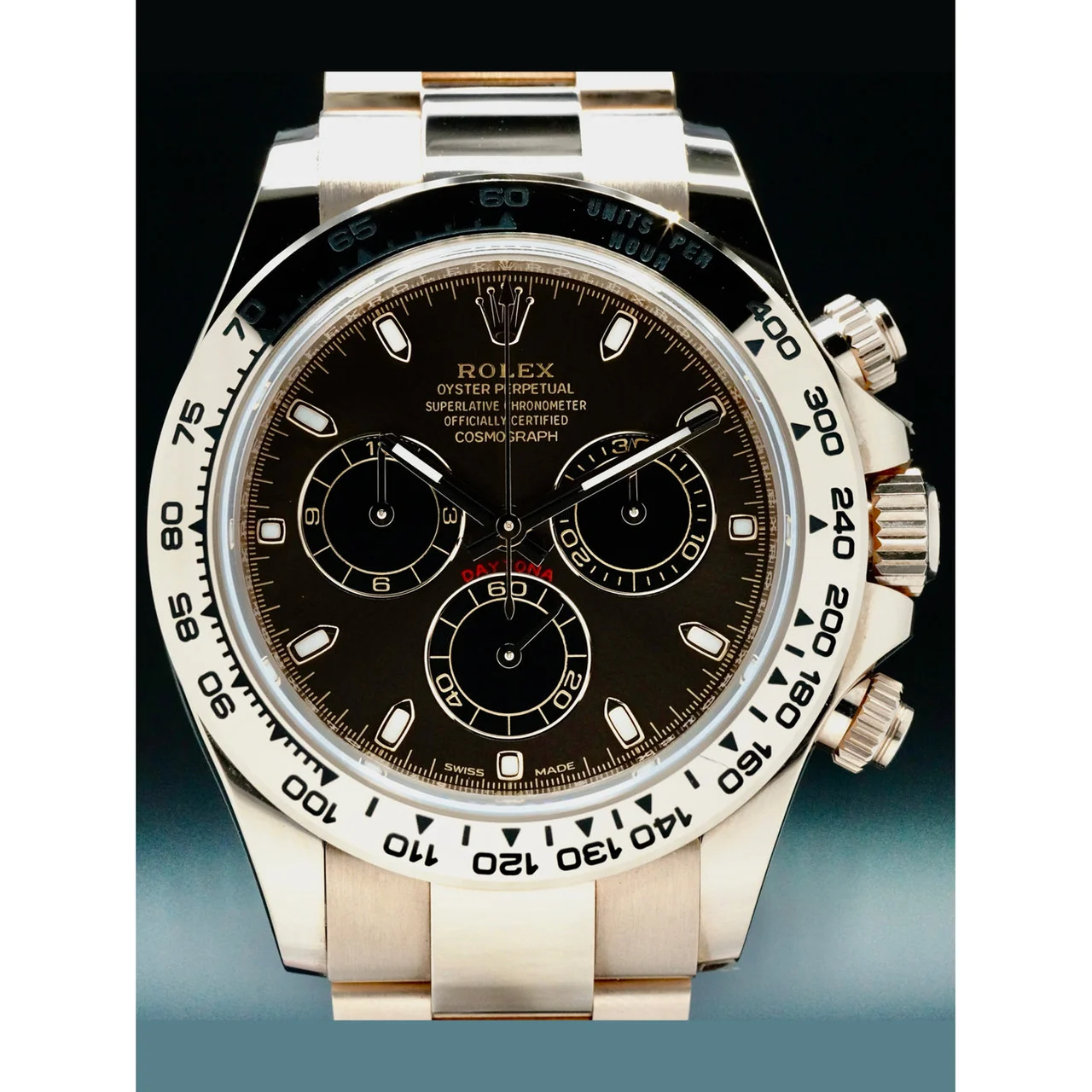 Rolex Cosmograph Rose Gold Daytona 210000054843 40 mm kol saati
