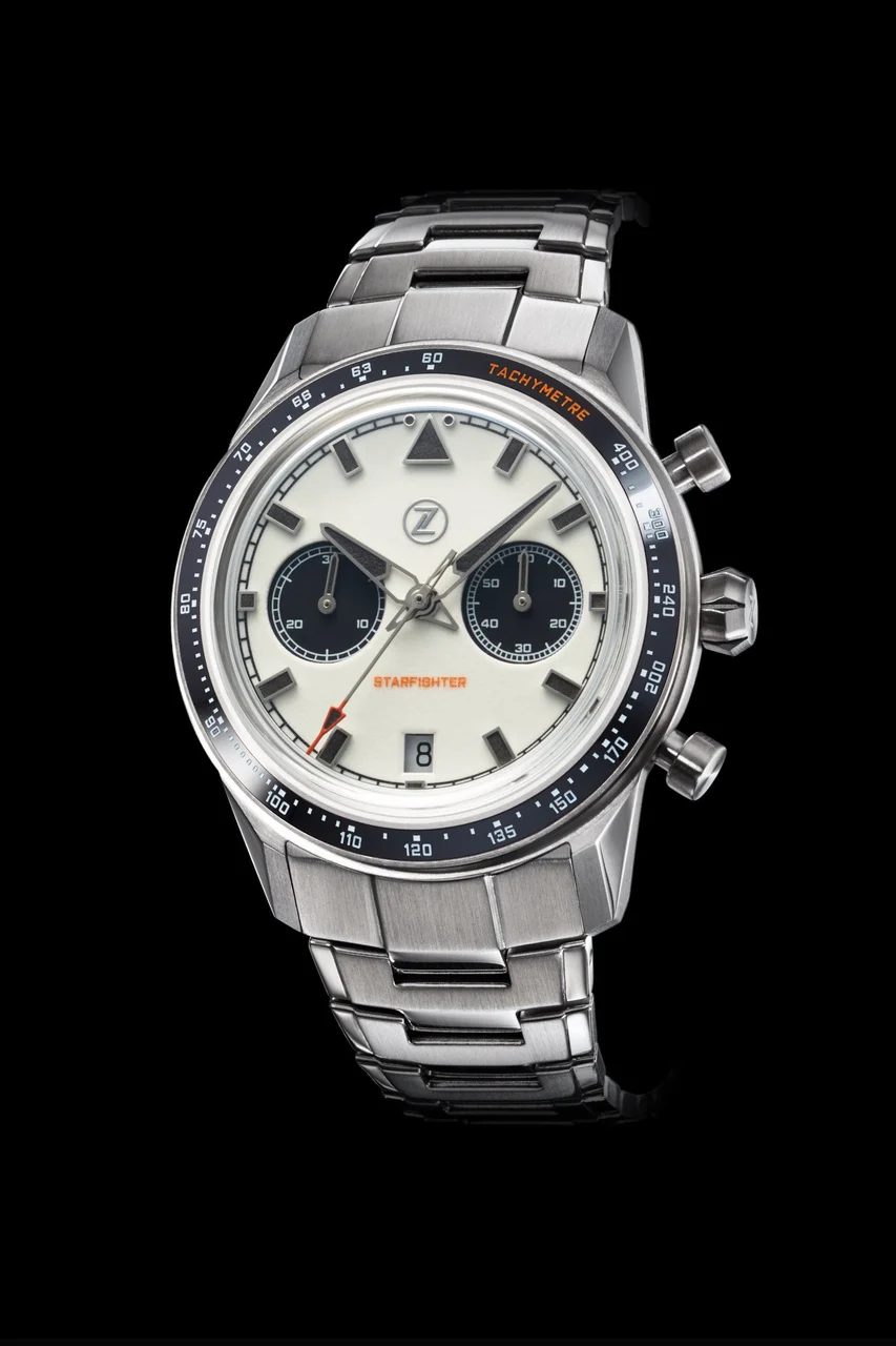 Zelos Starfighter Chronograph 'Frost' 41 mm kol saati