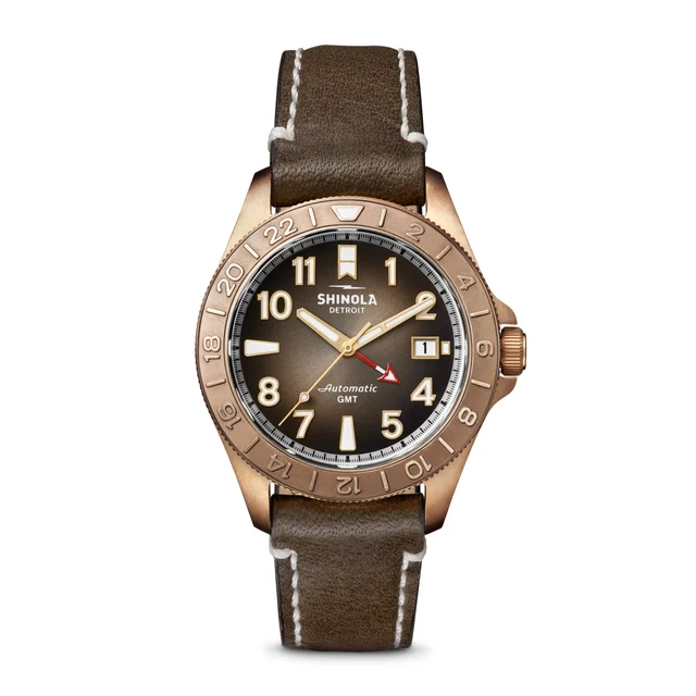 Shinola S0120273328-1-DkBrnDg-40-CHE kol saati