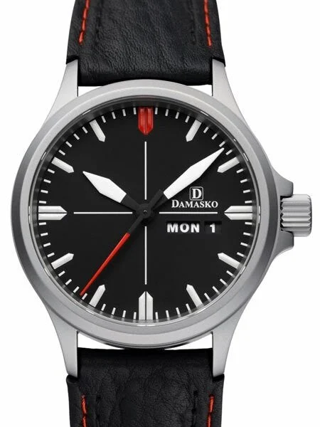 Damasko Swiss ETA Automatic with a 40mm Bead-Blasted Stainless Steel Case #DA34 40 mm kol saati