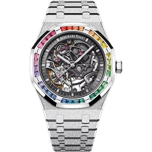 Audemars Piguet Frosted Gold Double Balance Wheel Openworked 15412BC.YG.1224BC.03-B kol sa