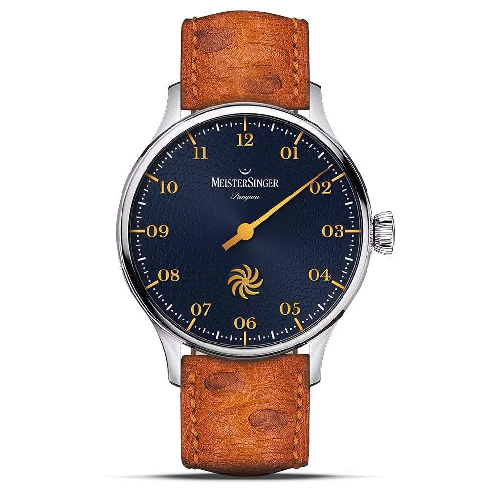 Meistersinger Pangaea Steel Blue PDS917G 40 mm kol saati