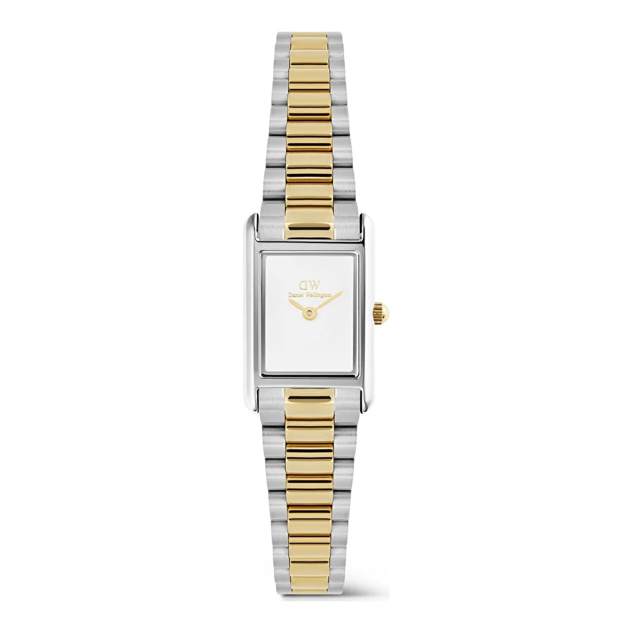 DANIEL WELLINGTON Bound Mini 3-Link White Two Tone G DW00600932 17 mm kol saati