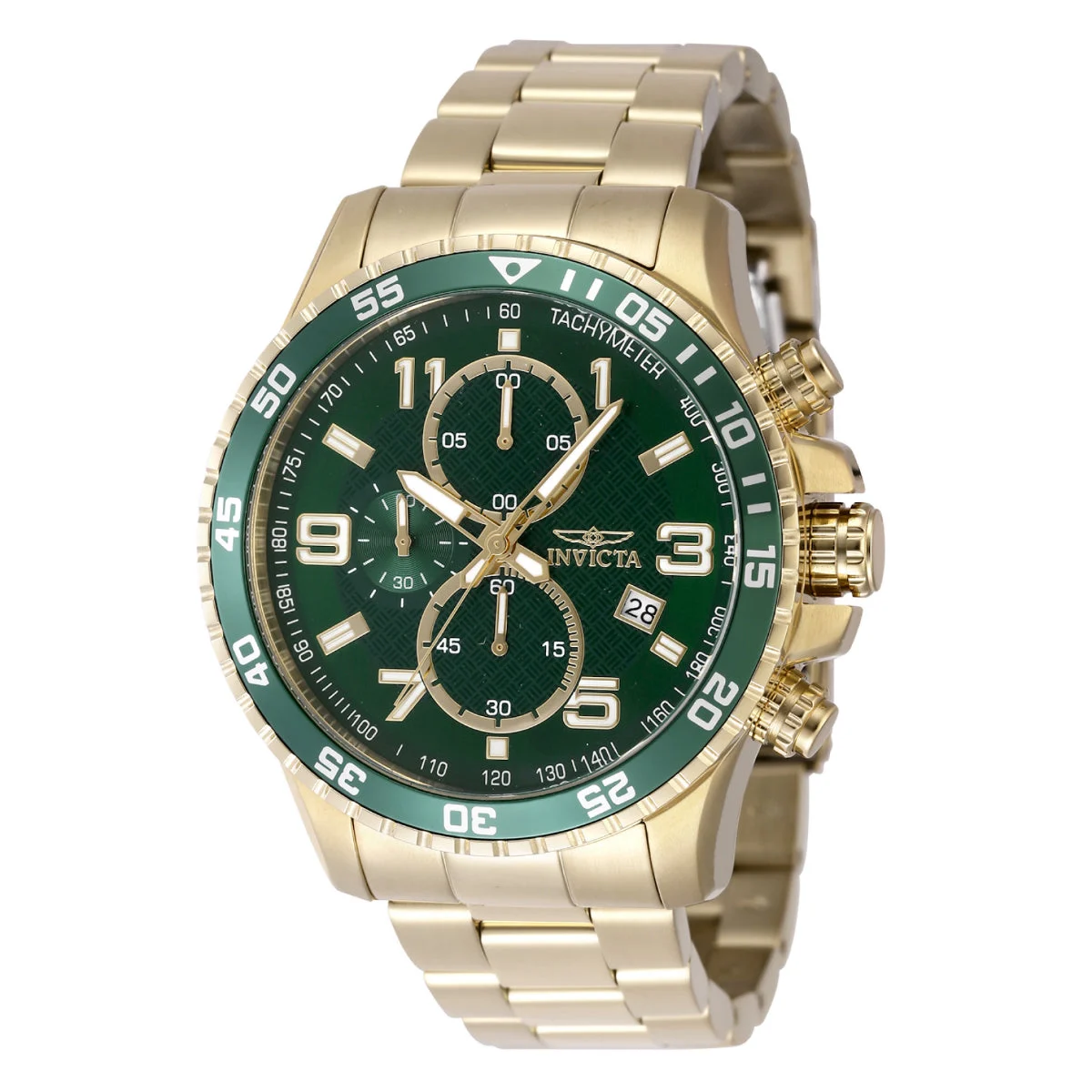 Invicta Specialty Fortitude Watch - 45mm. Gold (48378) 45 mm kol saati