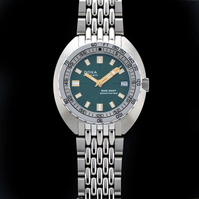 Doxa Sub 200T Sea Emerald On Bracelet 210009N32133 kol saati