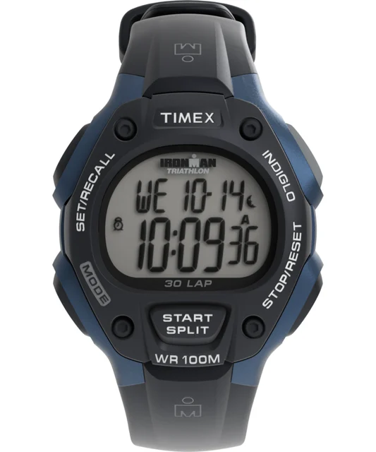 Timex IRONMAN Classic 30 Full-Size Resin Strap Watch T5H591 kol saati