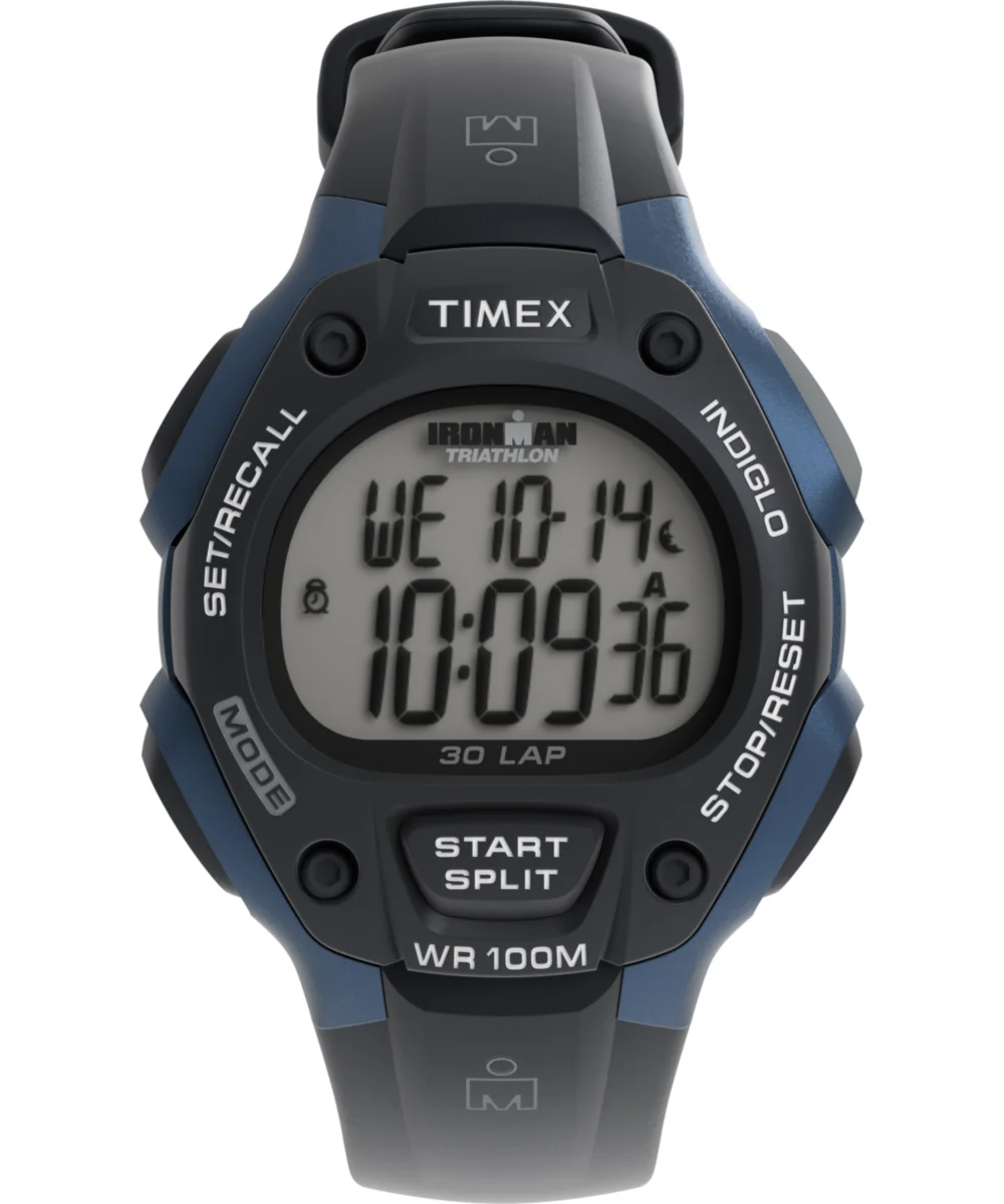 Timex IRONMAN Classic 30 Full-Size Resin Strap Watch T5H591 38 mm kol saati
