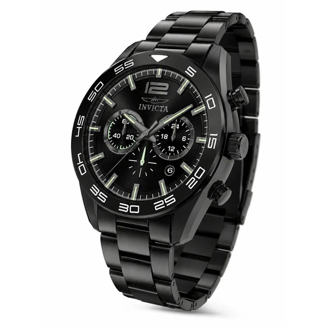 Invicta Speedway Revlock Watch - 46.5mm, Black (50861) kol saati