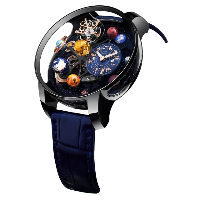 Jacob & Co. Jacob & Co. Astronomia Solar Zodiac Black DLC Titanium Sapphire AS310.21.SP.AA