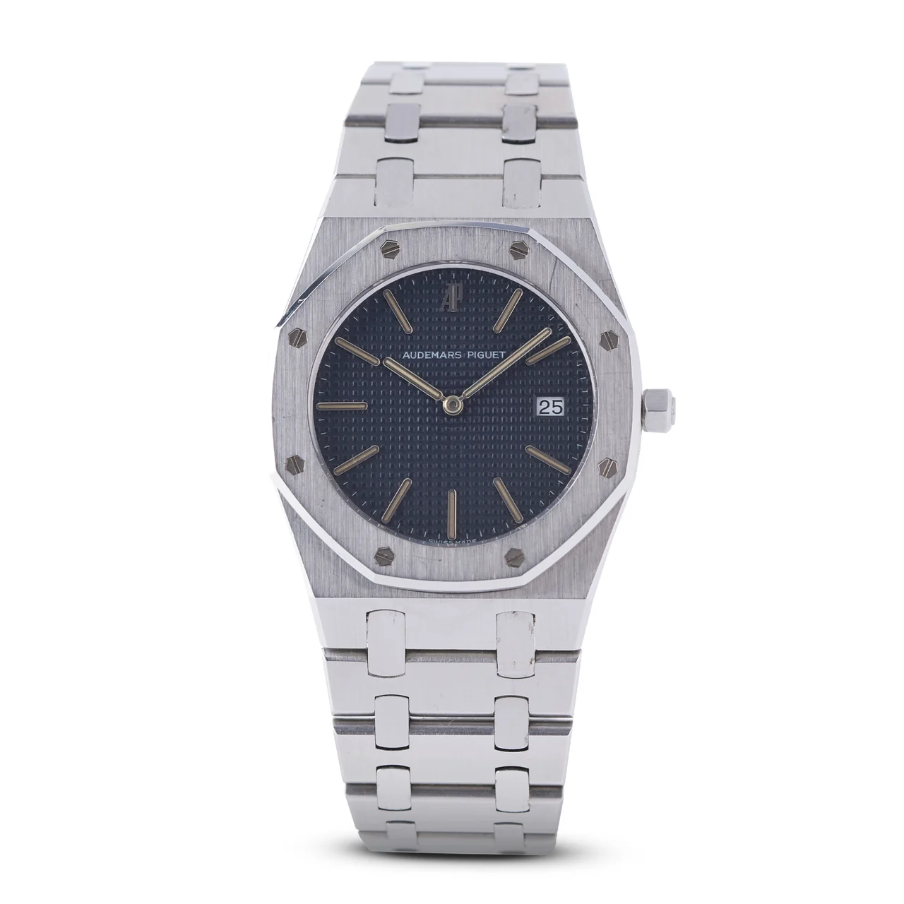 Audemars Piguet AUDEMARS PIGUET REF. 56175 ST, THIN, QUARTZ, DATE, INTEGRATED BRACELET; “ROYAL OAK”; STAINLESS STEEL kol saati