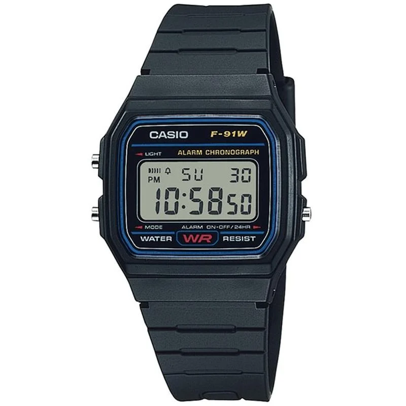 Casio Vintage F-91W-1JH 35 mm kol saati