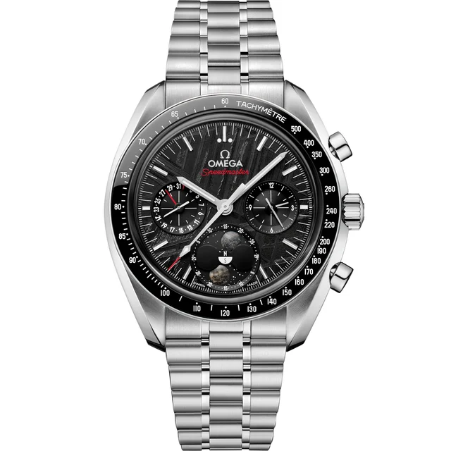 OMEGA Speedmaster Moonphase (Meteorite) 304.30.43.52.01.001 kol saati