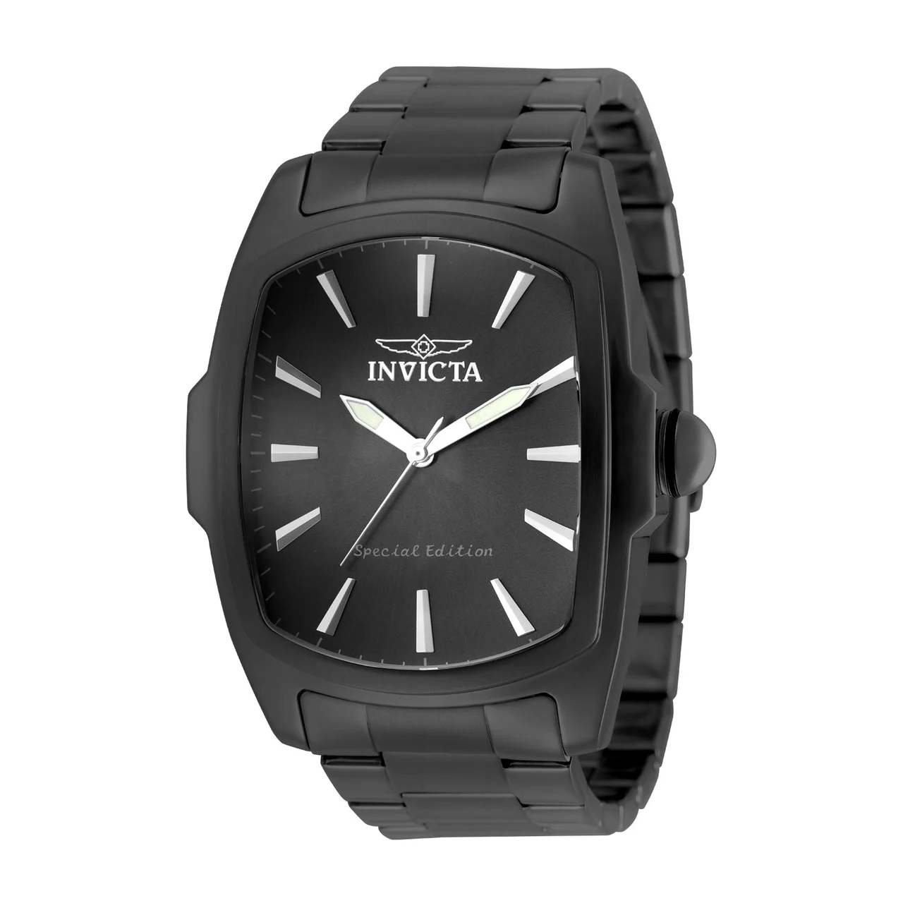 Invicta Lupah Ironvane Watch - 47mm, Black (50800) 47 mm kol saati