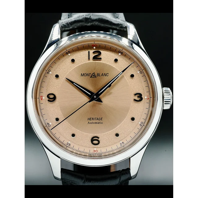 Montblanc Heritage Salmon Dial 7490 210000030308 kol saati