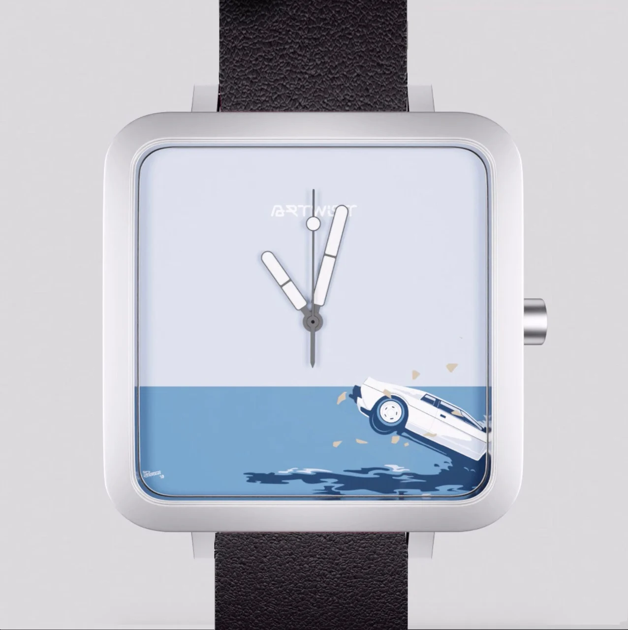 Artwistwatch Milano Quadrata - Steve Piantoni / London, England 38 mm kol saati