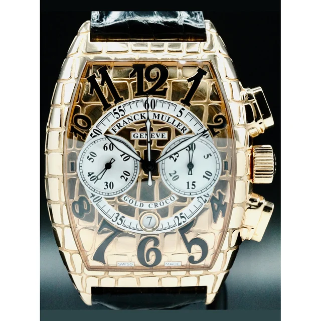 Franck Muller GOLD CRO 18k Rose Gold 210000042112 kol saati