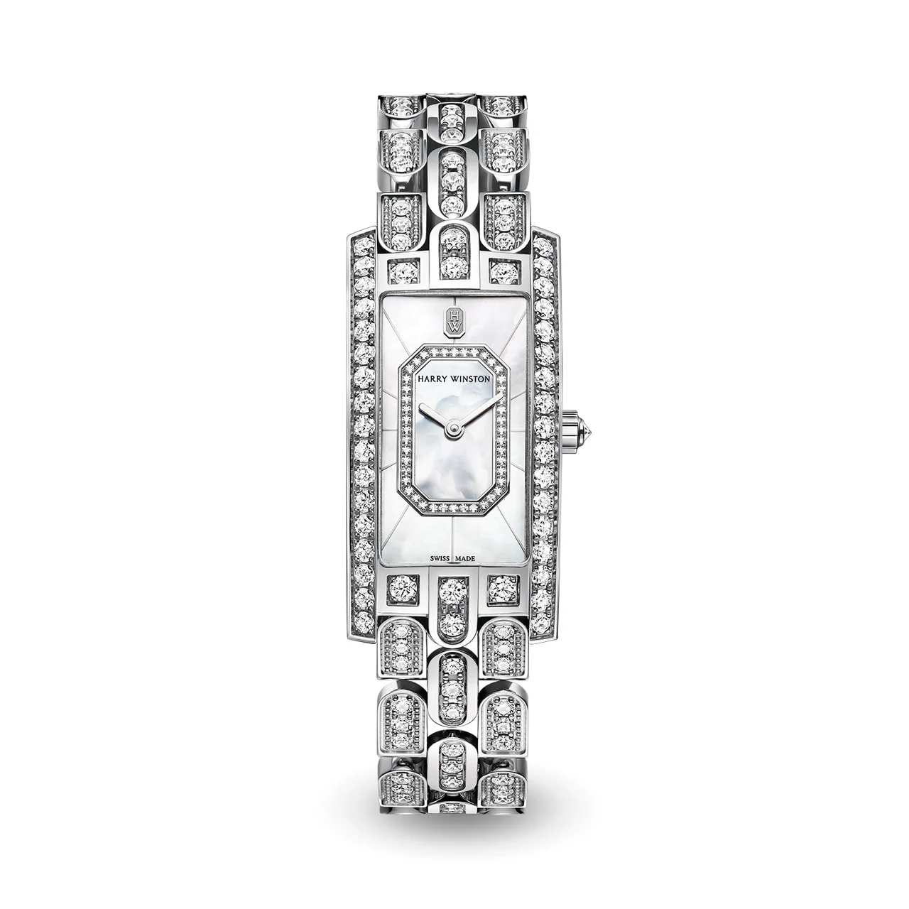 Harry Winston Avenue AVCQHM19WW138 40 mm kol saati
